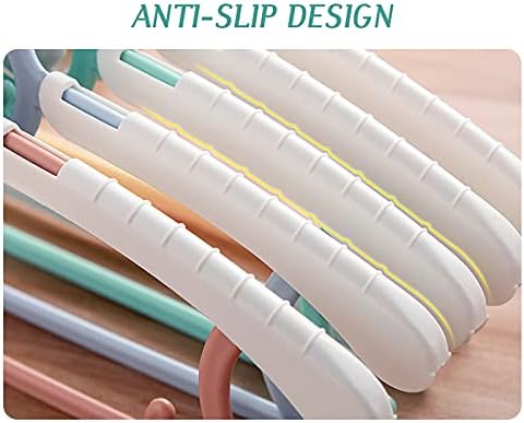 ハンガー 5/10/20 PC衣料品ハンガーラック調整可能なプラスチックディスプレイハンガー風車ノンスリップコートハンガー衣料品オー