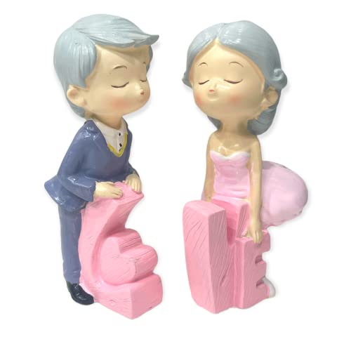 Image of AUGEN Polyresin Love Idol Statue Showpiece for Home Decor Decoration and Gifting (7532-C11, 15cm)