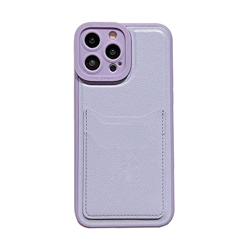 Étui en cuir de luxe pour iPhone 12 Pro Max avec porte-cartes élégant et antichoc