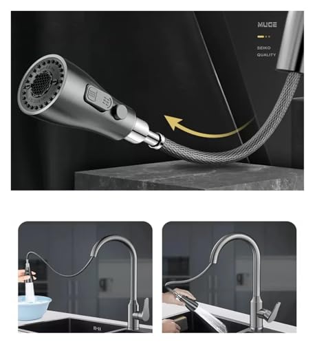 Robinet à double usage extractible pour en finir avec l'eau froide - 6