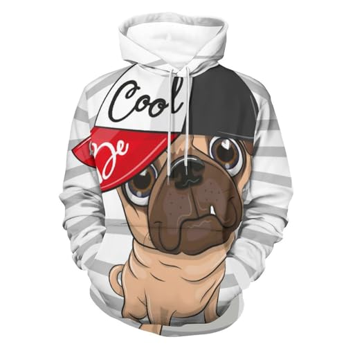 Hoodie hip hop dog UMENG le sweat idéal pour vos sorties urbaines en taille S