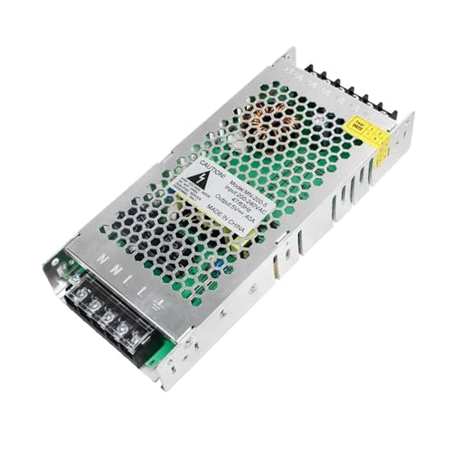 Adaptateur pilote LED 200W transformateur alimentation 5V 40A AC 200-240V