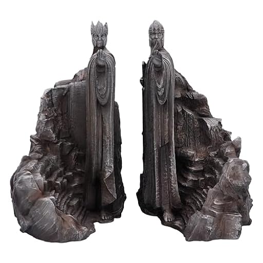 Nemesis Now Sujetalibros del Señor de los Anillos de Las Puertas de Argonath de 19 cm, Resina, Gris, con Licencia Oficial del Señor de los Anillos, Pieza de exhibición del Señor de los Anillos, | Ya disponible en tu tienda friki favorita! En mundofriki.es! Nemesis Now Sujetalibros del Señor de los Anillos de Las Puertas de Argonath de 19 cm, Resina, Gris, con Licencia Oficial del Señor de los Anillos, Pieza de exhibición del Señor de los Anillos, | Ya disponible en tu tienda friki favorita! En mundofriki.es!