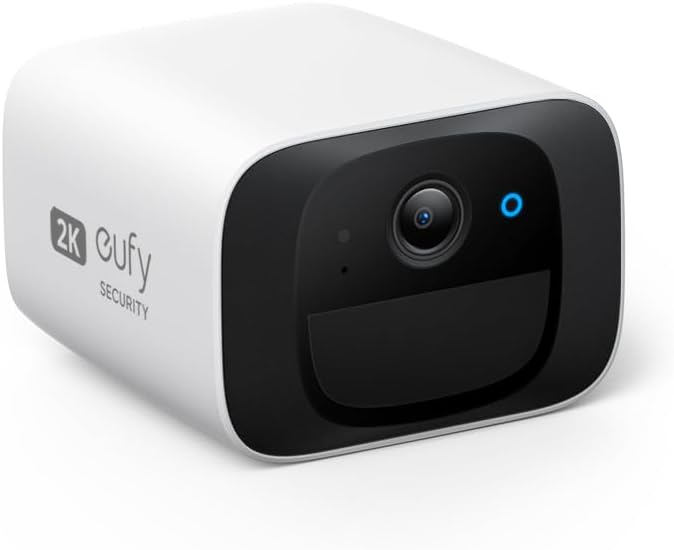 eufy Security SoloCam S220, Kamera Überwachung Aussen, 2K Auflösung, Überwachungskamera Aussen