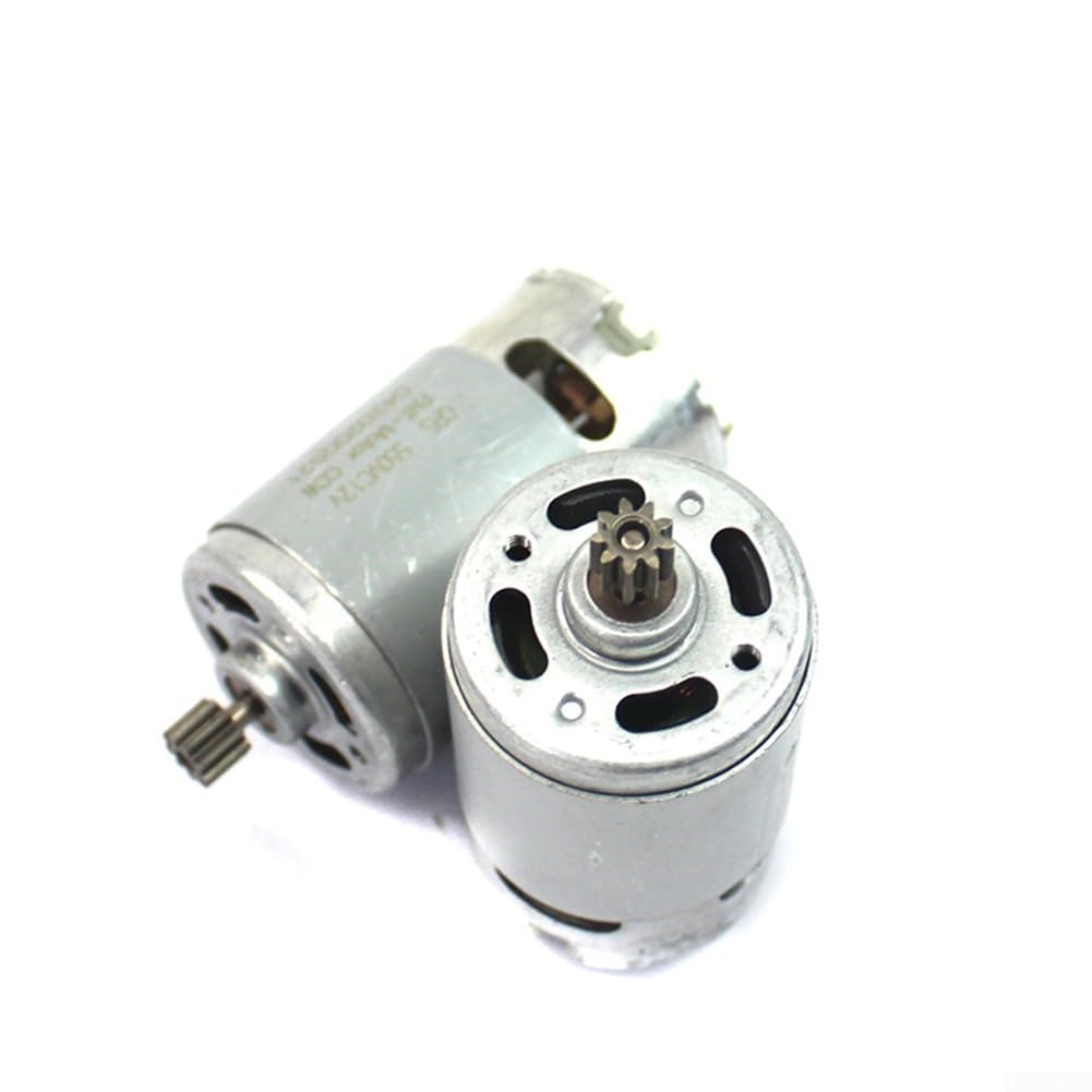 RS550 Replacement Motor For 10.8V 12V 14.4V Hand Electric Drill, Copper Core Metal Construction, 9/12 Teeth Gear, For Cordless Charge Drill Screwdriver(14.4V 9teeth)