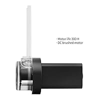 Vista 5 de Kamoer KMPP6 4ml/min Low Flow Rate mini peristaltic Pump 3.7V dc Motor with 1/16 Straight Through Pagoda Connector