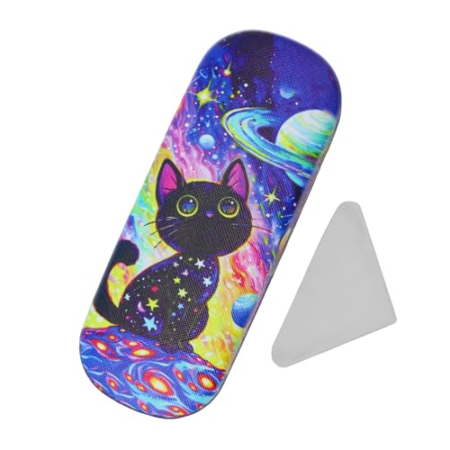 Image of PERFECTSIGHT Hard Shell Eyeglasses Case, PU Leather Protective Glasses Case, Cute Eyeglass Case for Women Men Girls