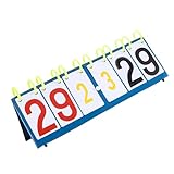 YHAILI Praktische Basketball-Fußball-Anzeigetafeln mit PVC-Textur für Indoor- und Outdoor-Sporttraining und Wettkampf