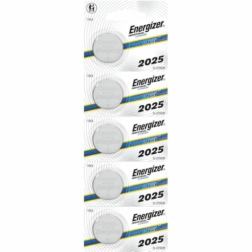 Energizer Industrial Lithium Batteries 2025 Pack of 5 Batteries ECRN2025