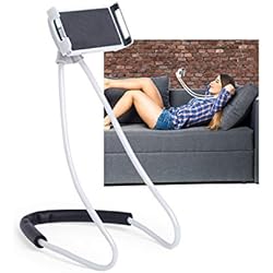 Soporte De Cuello Para Celular Soporte Móvil Largo y Flexible - Soporte Móvil Cuello Cisne para Teléfono - Soporte para teléfono Celular para Poner en el Cuello, Coche o Mesa, Soporte Smartphone Manos Libres
