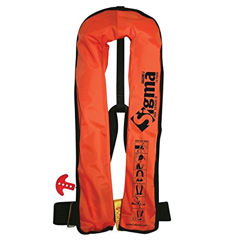 Lalizas Sigma Chaleco Salvavidas, Unisex Adulto, Naranja, Automático