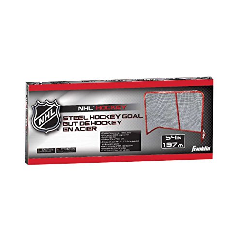 image for Franklin Sports Youth Street Hockey Net - Indoor + Outdoor Steel Hocke