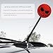SHMZK 4 PCS Car Antenna Toppers, Funny Halloween Skull Spooky Smile Car Antenna Areial Balls, Skull Smile Face Antenna Topper Exterior Decor Doll for Most Vehicles (Style 2, 4 PCS)