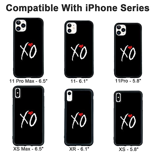 Rap Star Phone Weeknd Phone Case Fit For Iphone 11 12 13 Mini Pro Max, Xo Love Iphone Case, Shockproof Protective Phone Cover Gift For Rapper Fans #TOP3