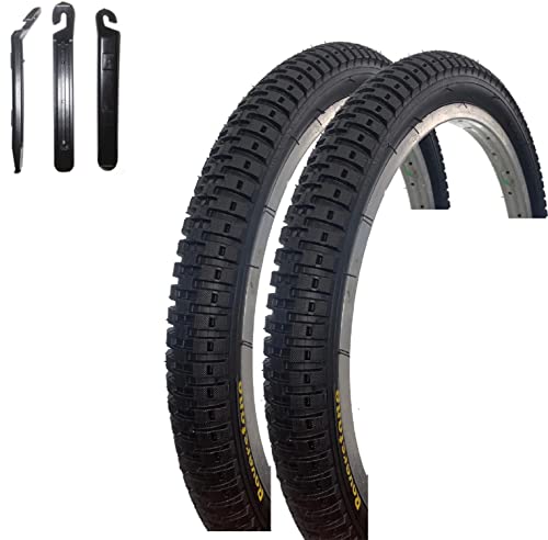 2 x Roverstone B126 20' Fahrradreifen Fahrradmantel Schwarz 57-406 (20 x...