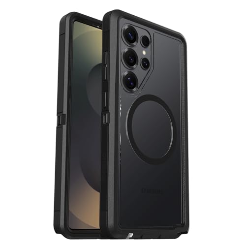 Image of OtterBox Samsung Galaxy S25 Ultra Defender Series XT Clear Magnet Case - Dark Side (Black)