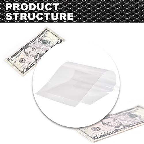 Fundas suaves para billetes CNNELL 100 piezas miniatura 6