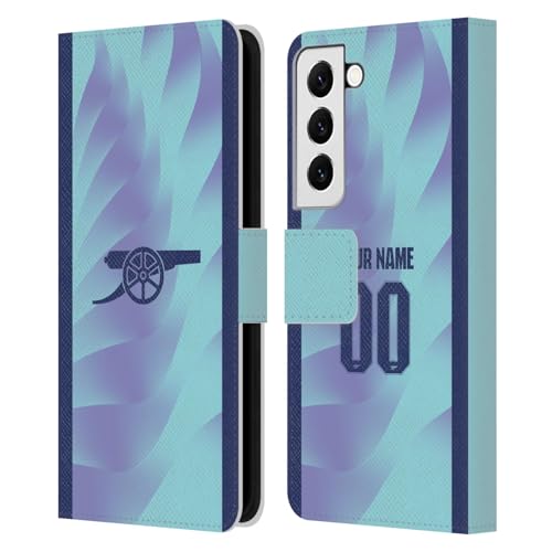 Coque Arsenal Samsung S22 Étui Portefeuille pour les Jours de Match
