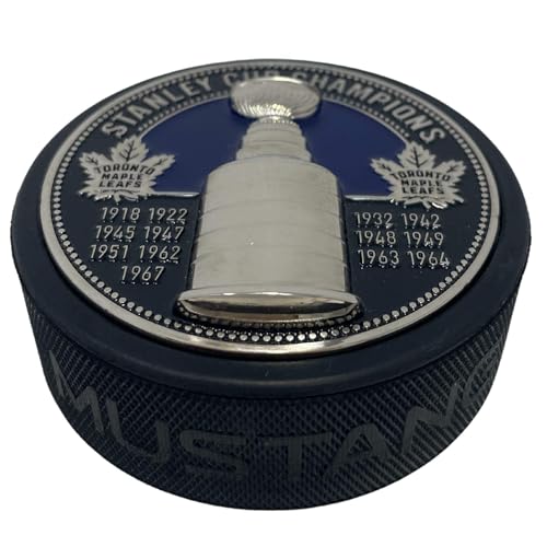 Toronto Maple Leafs Puck - Ultra 3D Stanley Cup Medallion by Sports Decor - Image 3