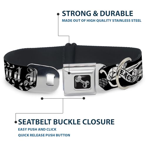 Collier de chien en os Buckle Down Medium aux finitions soignées - 5