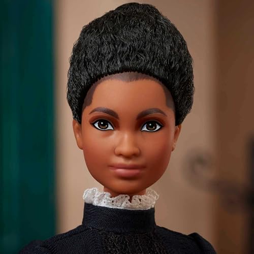 Muñeca Barbie Ida B. Wells con Vestido Azul miniatura 3