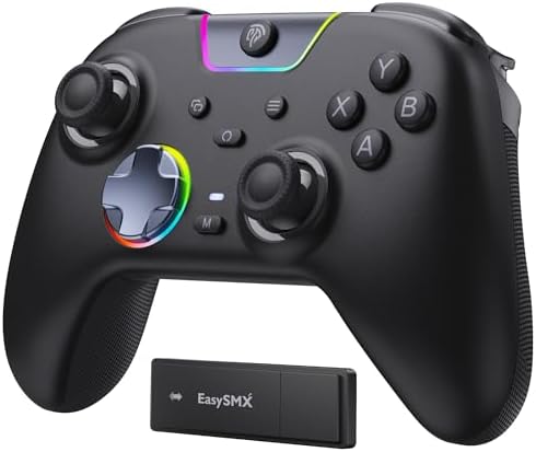 EasySMX X05 Pro Wireless Controller for PC Ergonomic Skin-Like Gr...