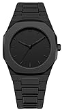 FANMIS Men's Anime-Inspired Fashion Sketch Wristwatch Minimalist Creative Wormhole Design Stylish and Durable Timepiece for Men's Sports Watch (D Black Calendar)