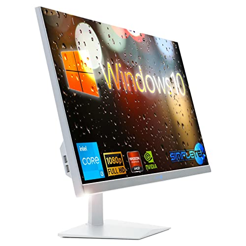 SIMPLETEK - All-in-One PC 24" Core i3 10 Gen Dedizierte Grafikkarte GT710 2GB | Windows 10 | 16GB RAM SSD 480GB | Perfekt für Arbeit, Unterhaltung, Gaming – Bild 3