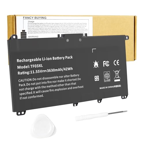 TF03XL 920070-855 920046-421 Battery for HP Pavilion 15-CC 15-CD 15-CK 17-AR 14-BF 14-BF040WM 14-BK000 421 541 855 15-CC1XX 15-CD0XX 15-CC561ST 15-CC184CL 15-CD075NR 14-CD0056TX HSTNN-UB7J