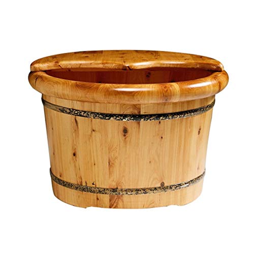 Cubeta de Pedicura para Pies en Madera Maciza