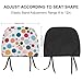 Colorful Polka Dot Universal Car Headrest Cover Car Seat Head Rest Protector Fit All Car Interior Auto Accessories 1 PCS