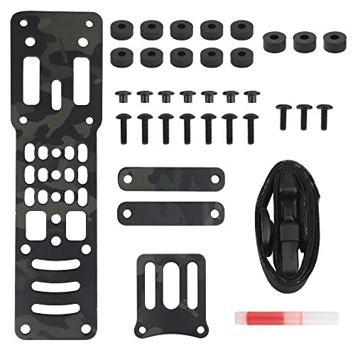 Tactical Sinking Holster Leg Hanging Extension Plate Adjustable Metal Modular Holster Adaptor Leg Drop Organizer
