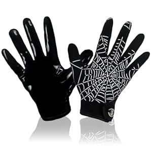 Youth Football Gloves Kids Silicone Grip Receiver Gloves for Kids Youth Football Gloves for Improved Ball Control – Enhance The Sport Experience