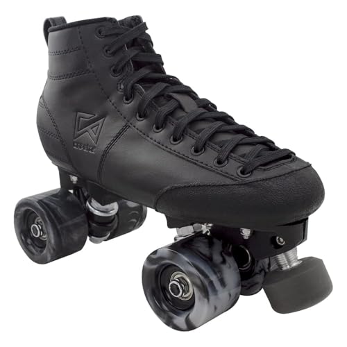 Capetos Roller Derby Quad Skate, Microfiber Boot with Fiberglass...