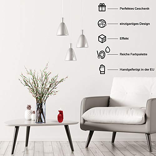 Candellana-Handmade-Grenade-Kaars-Gift-Grappig-Decoratieve-Kaars-Home-Decor-Geschenken-voor-vrienden-Katoenen-lont-Brandduur-12-uur-Rode-Kaars