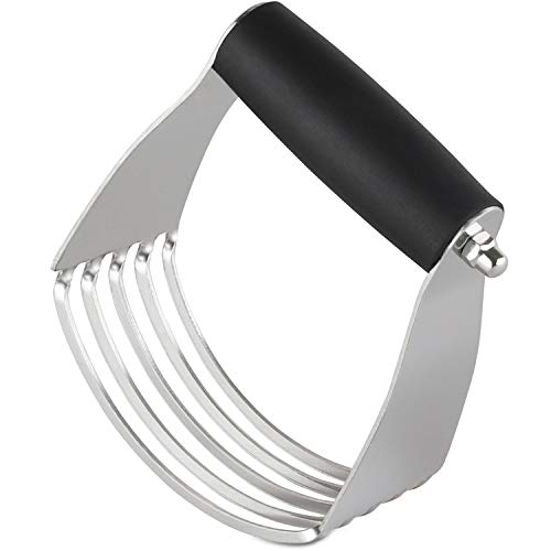 Teigmixer Gebäckschneider Edelstahl Mehlmischer rutschfester Griff zum Backen von Teig Werkzeuge (Teig Mixer) Cover
