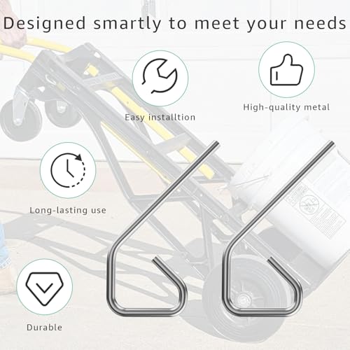 4 Pack Hitch Pin Clip for Hand Trucks Replacement Lock Grab Pin Clip | Junior/Senior Harper Convertible Composite Hand Trucks, Replacement Lock Grab Pin Clip 3 1/4" L - HDPLP-187, 4 Value Bundles