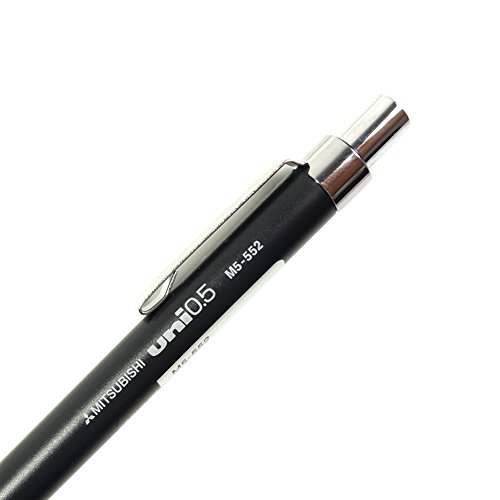 Lápiz Mecánico Mitsubishi para Dibujo 0.5 Negro M5552.24 miniatura 3