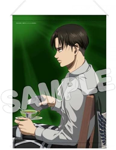 Amazon Tbsグロウディア 進撃の巨人 描き下ろしb2タペストリー 乾杯 リヴァイ 約72 8 51 5cm ポリエステル 塩ビ製 アニメ 萌えグッズ 通販