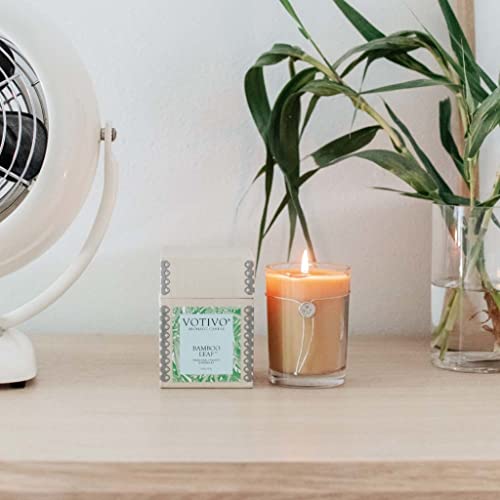 Votivo 6.8Oz Aromatic Soy Blend Highly Fragranced Home Decor Jar Candle-Bamboo Leaf #TOP5