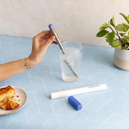 LifeStraw Sip, Reusable Stainless Steel Water Filter Drinking Straw with Carry Case, Removes Microplastics - Image 4