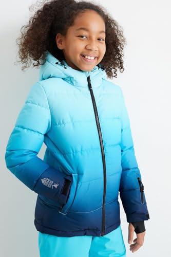 Foto von C&A Kinder Mädchen Skijacke Polyester Mehrfarbig dunkelblau 146-152