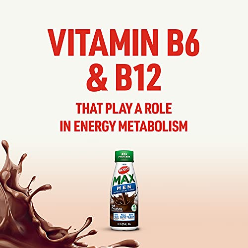 Boost Max Nutritional Drink, 30G Protein, Rich Chocolate, 11 Oz (Pack Of 12) (Packaging May Vary) #TOP6