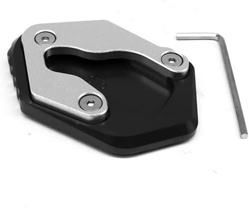 AL-mart Soporte de motocicleta para soporte lateral de placa ampliada para Ya-maha XMAX 300XMAX250 2017-2020