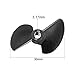 uxcell RC Boat CW CCW Propeller 3.17mm Shaft 2 Vanes 30mm 1.6 P/D Fan Shape Pastic Black Rotating Propeller Props for RC Boat, 2pairs
