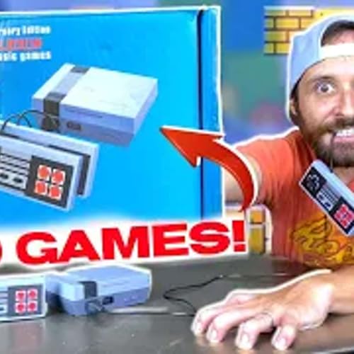 Temu Nintendo Mini NES 620 Classic Games Review Podcast Por  arte de portada
