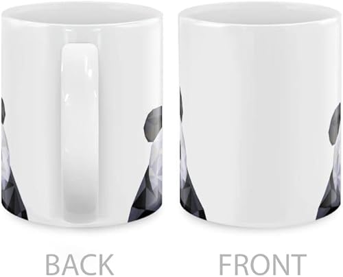 Vista 61 de MUGBREW Taza de té de cerámica de la taza de café de la llama del animal lindo, 11 OZ Alpaca,Bisonte de búfalo americano,Aves frailecillo