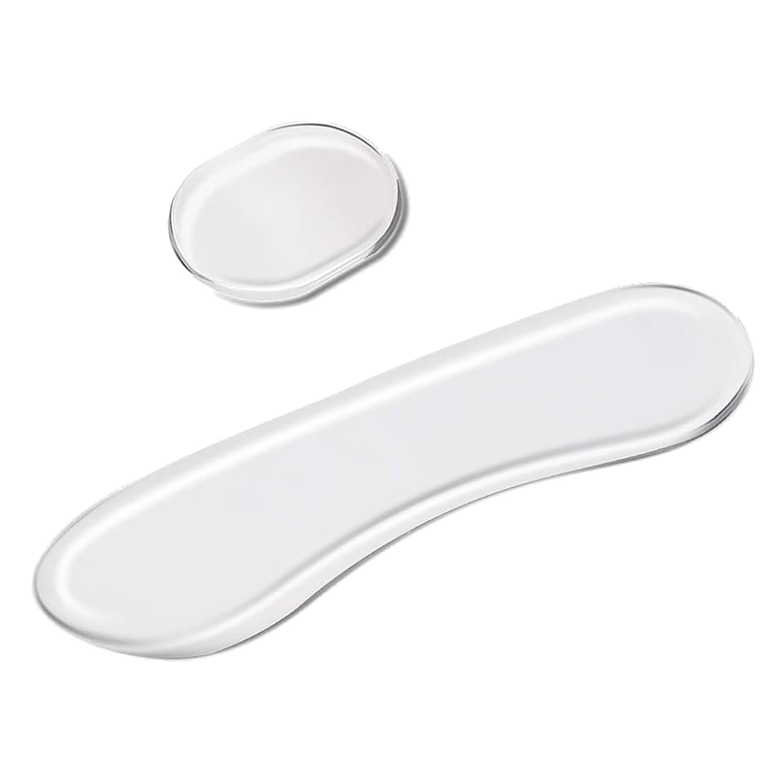 26 Stück Trommeldämpfer Gelpads Silikon Trommeldämpfer Dämpfungsgelpads Weiche, transparente ovale und Lange Trommeldämpferpads