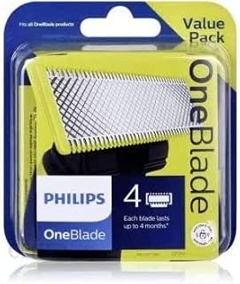 Philips Zestaw ostrzy x4 do maszynki OneBlade i OneBlade Pro QP240/50 QP2510 QP2520 QP2530 QP2620 QP2630 QP6505 QP6510 QP6520 QP6530 QP6550 QP6620 QP6650