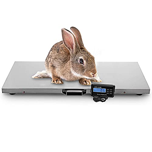 Báscula digital pesada para mascotas 1100 lb acero inoxidable miniatura 3